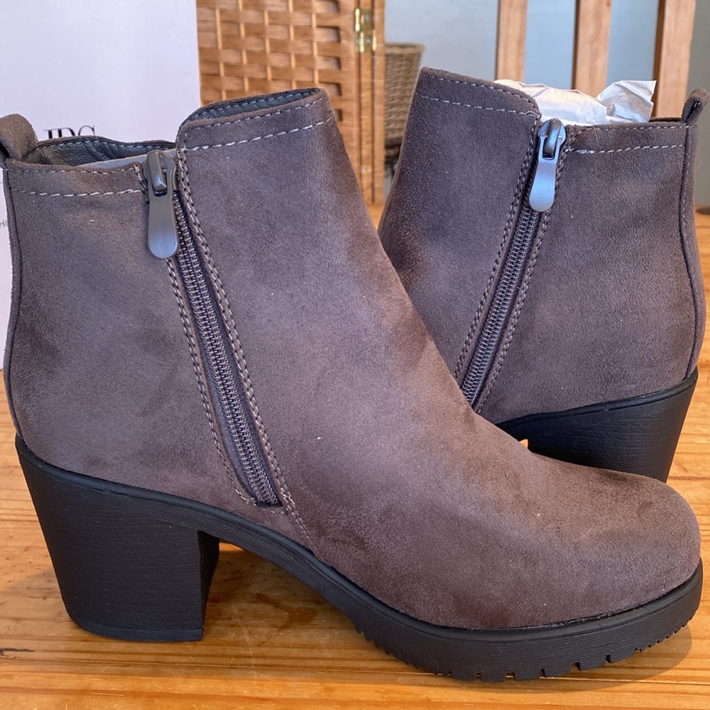 🎉 NEW‼️ GREY PLATFORM ANKLE BOOTS‼️ - Picture 7 of 15